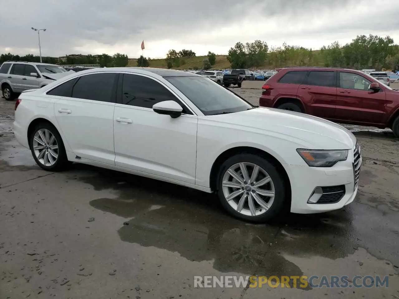 4 fotografías del automóvil dañado WAUD8AF20KN122188 AUDI A6 2019