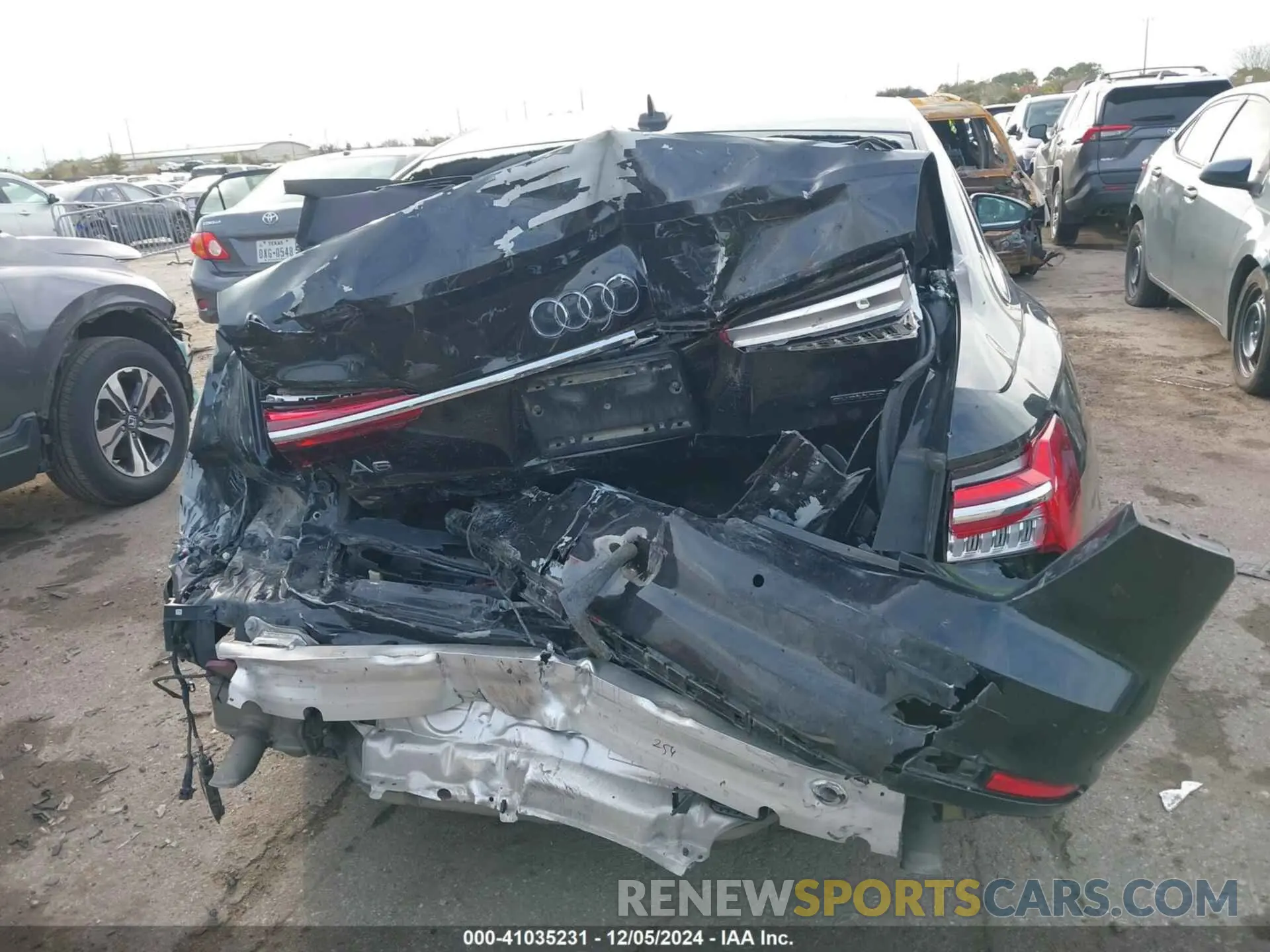 16 fotografías del automóvil dañado WAUD8AF23KN123318 AUDI A6 2019