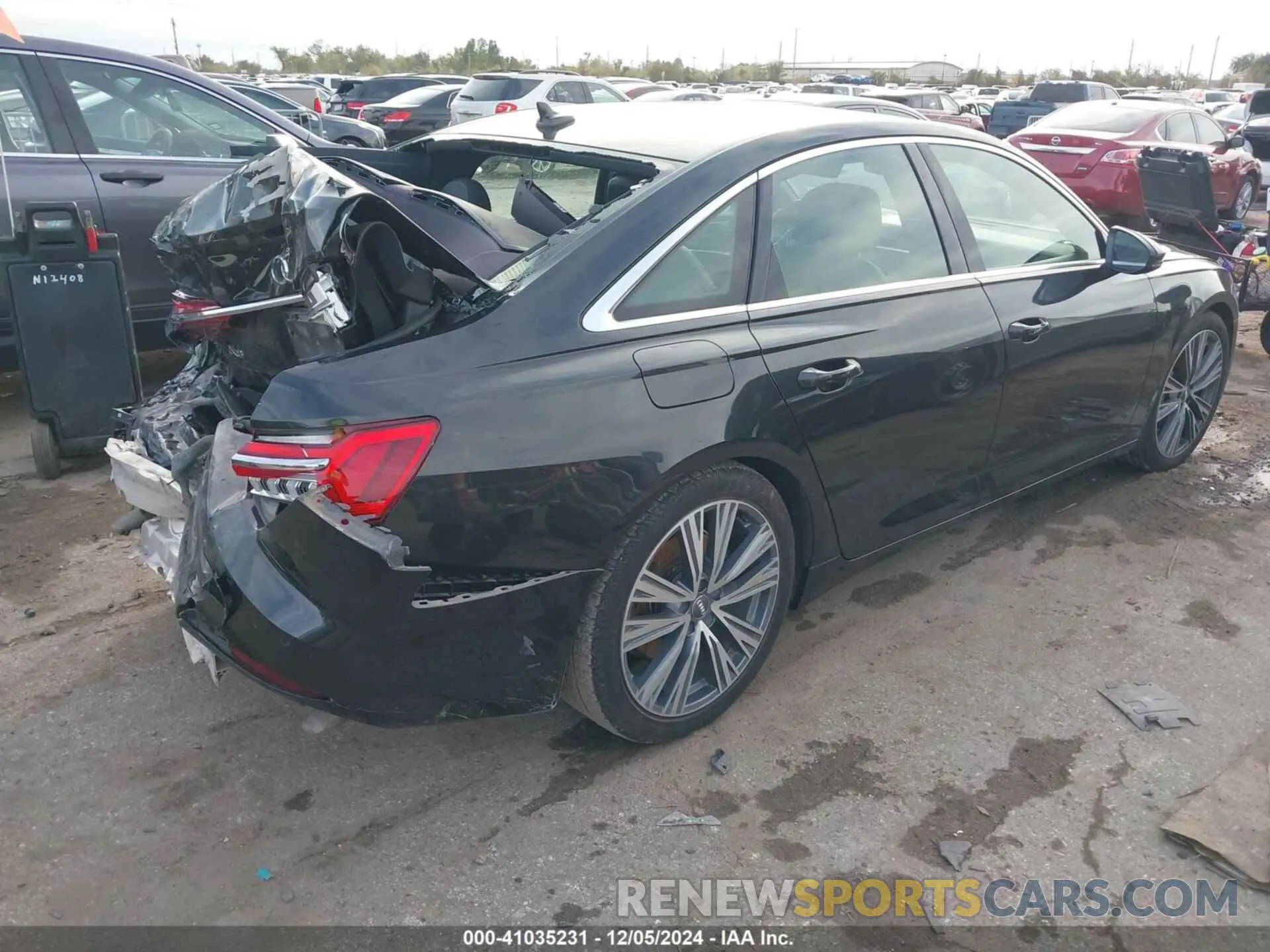 4 fotografías del automóvil dañado WAUD8AF23KN123318 AUDI A6 2019