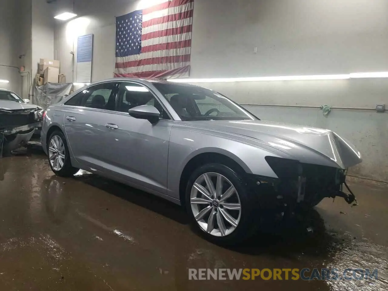 4 fotografías del automóvil dañado WAUD8AF23KN128423 AUDI A6 2019