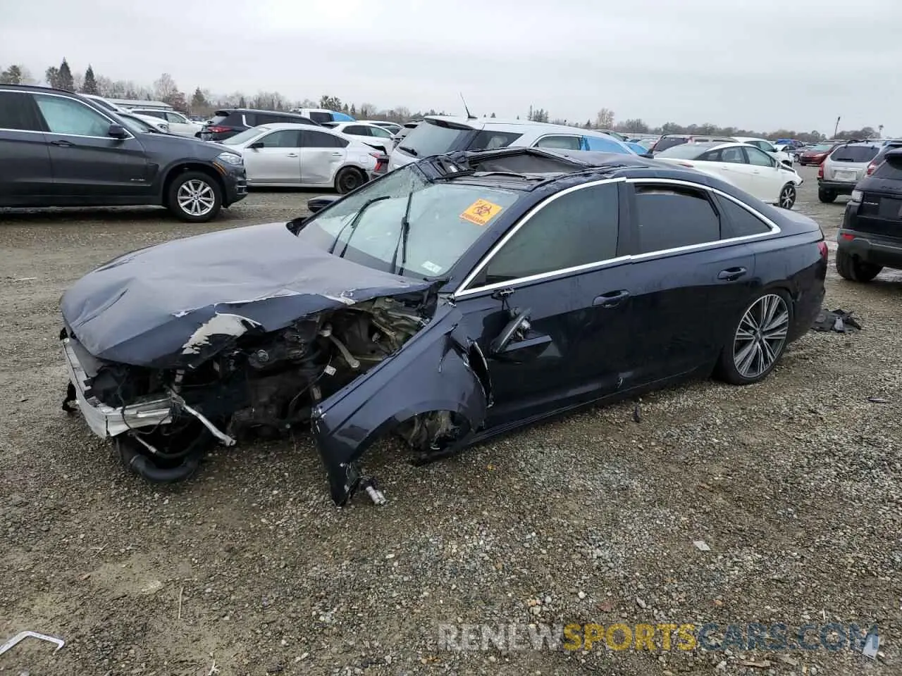 1 fotografías del automóvil dañado WAUD8AF25KN132313 AUDI A6 2019
