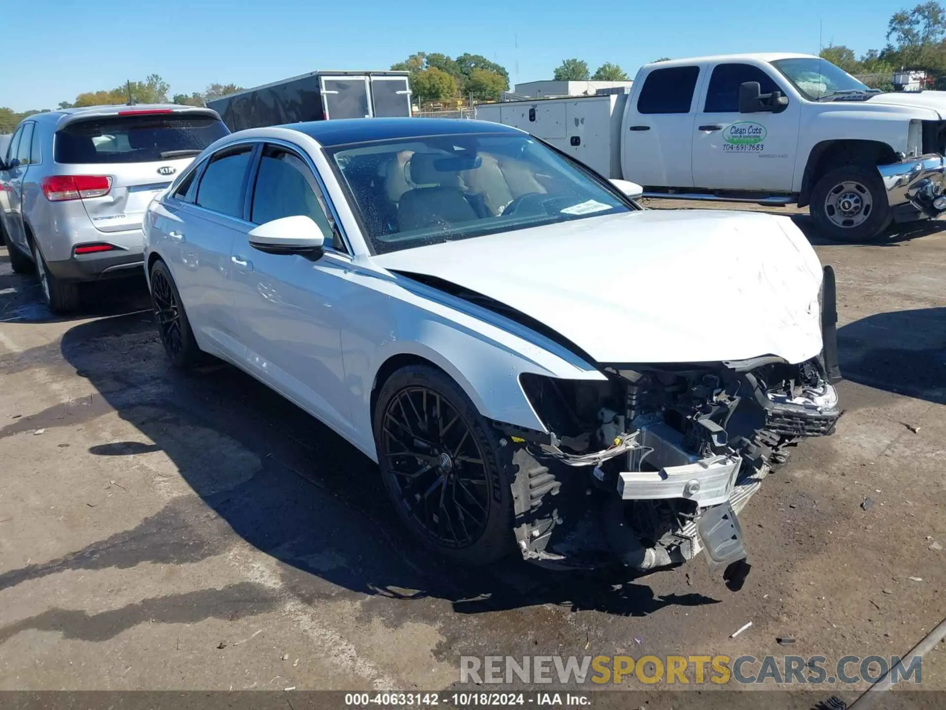 1 fotografías del automóvil dañado WAUD8AF26KN127377 AUDI A6 2019