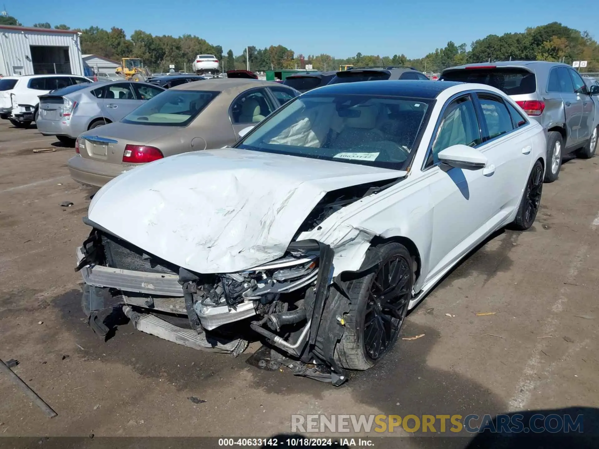 2 fotografías del automóvil dañado WAUD8AF26KN127377 AUDI A6 2019