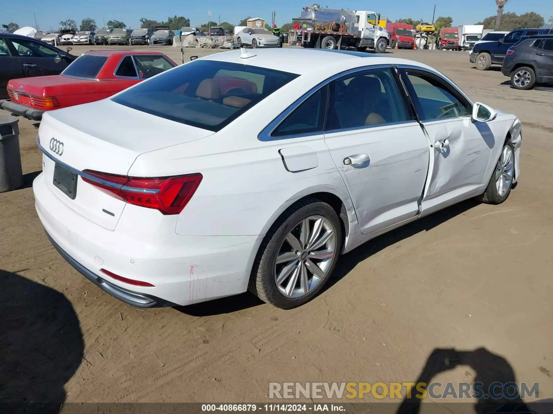 4 fotografías del automóvil dañado WAUD8AF2XKN121405 AUDI A6 2019