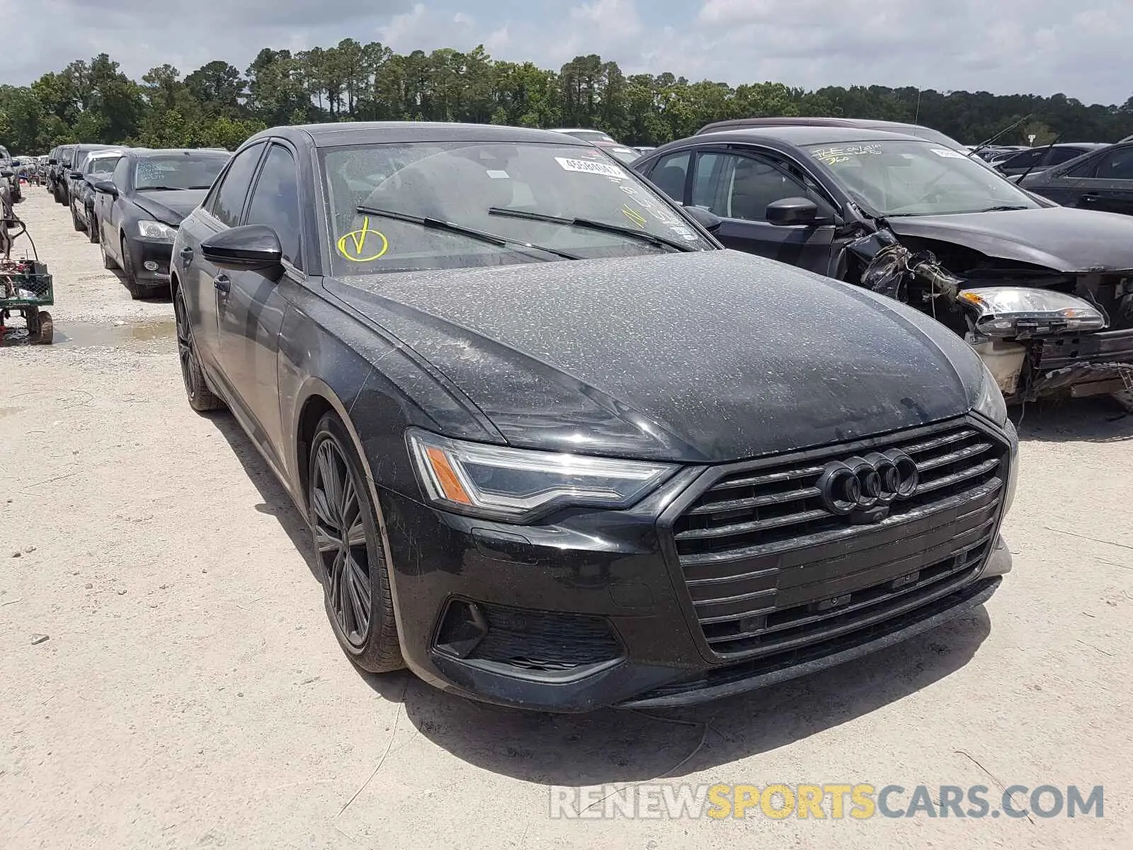 1 fotografías del automóvil dañado WAUE8AF24KN119511 AUDI A6 2019