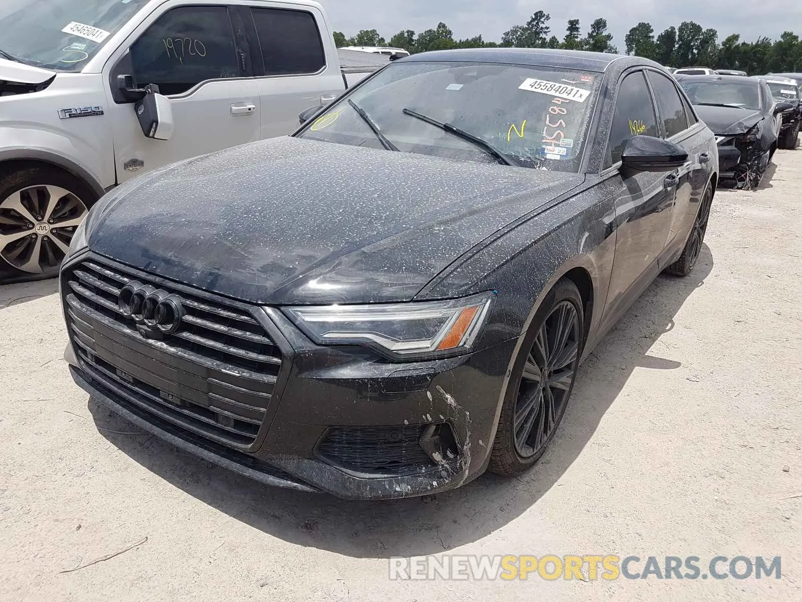 2 fotografías del automóvil dañado WAUE8AF24KN119511 AUDI A6 2019