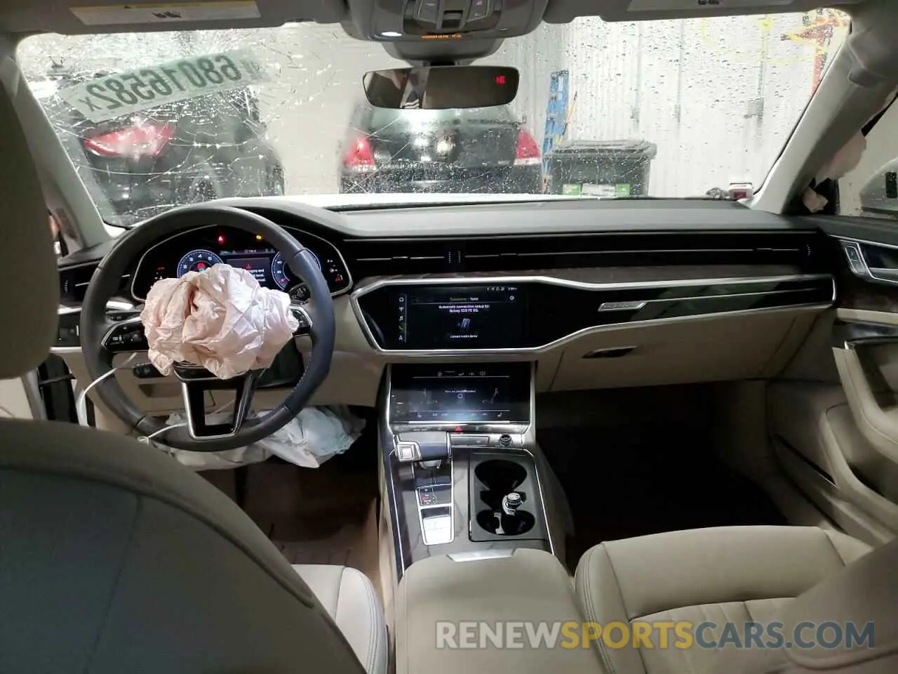 8 fotografías del automóvil dañado WAUE8AF2XKN125006 AUDI A6 2019