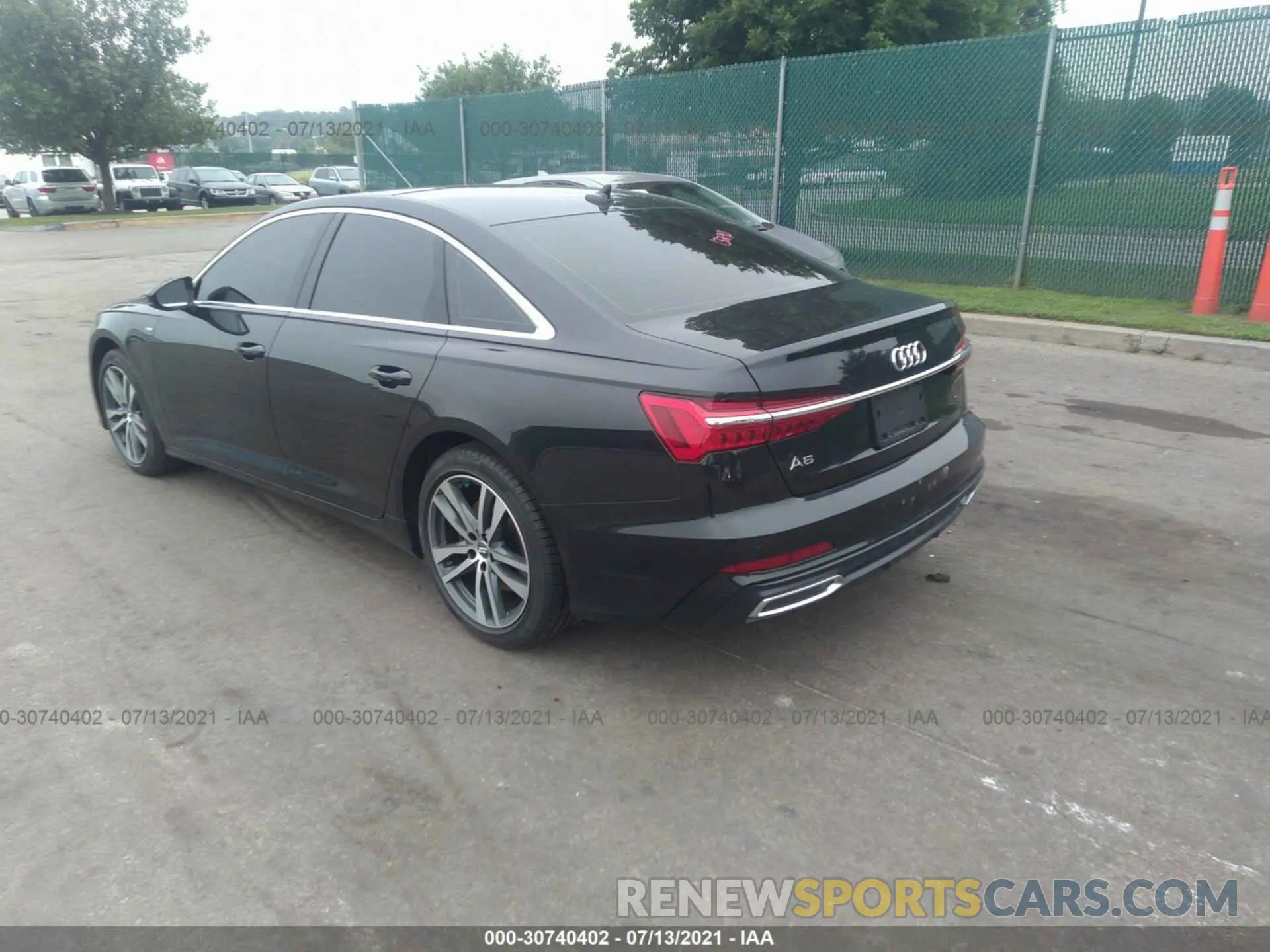 3 fotografías del automóvil dañado WAUK2AF20KN130414 AUDI A6 2019