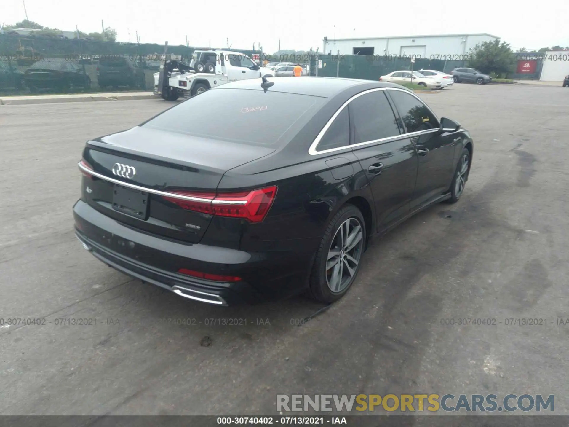 4 fotografías del automóvil dañado WAUK2AF20KN130414 AUDI A6 2019