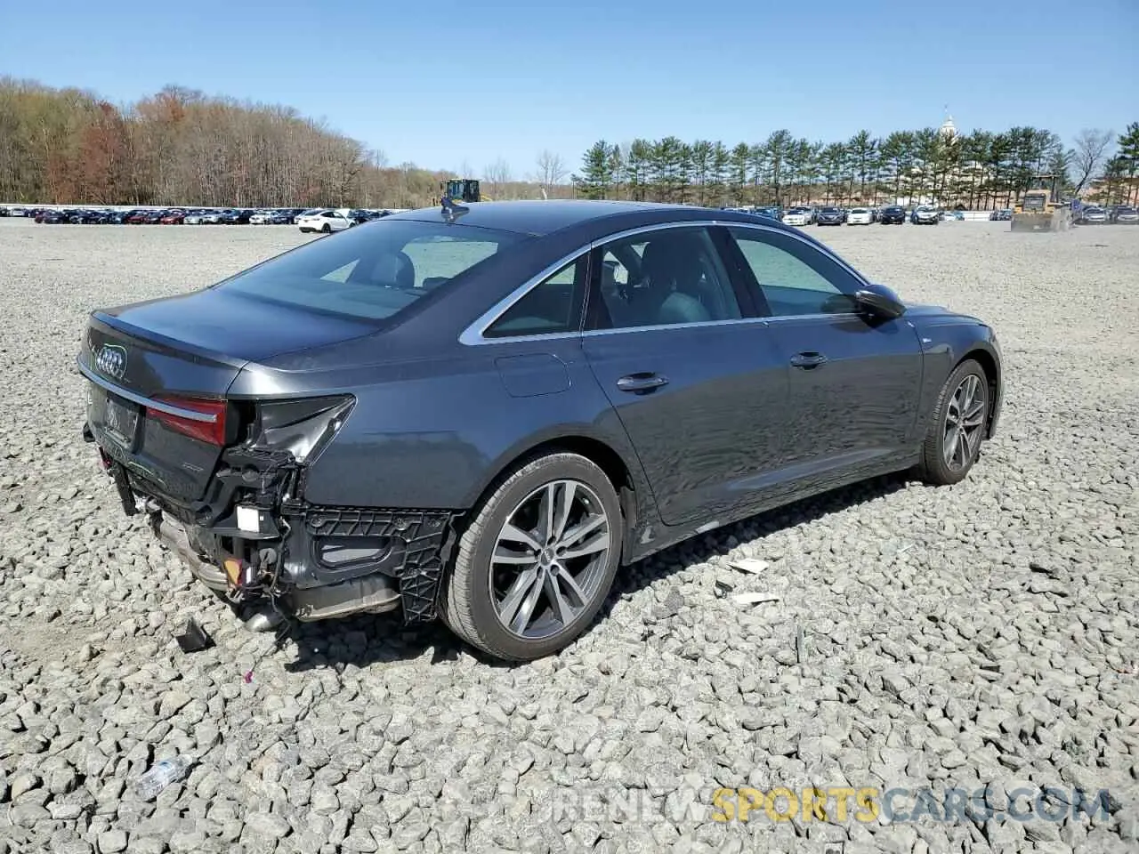 3 fotografías del automóvil dañado WAUK2AF21KN105022 AUDI A6 2019
