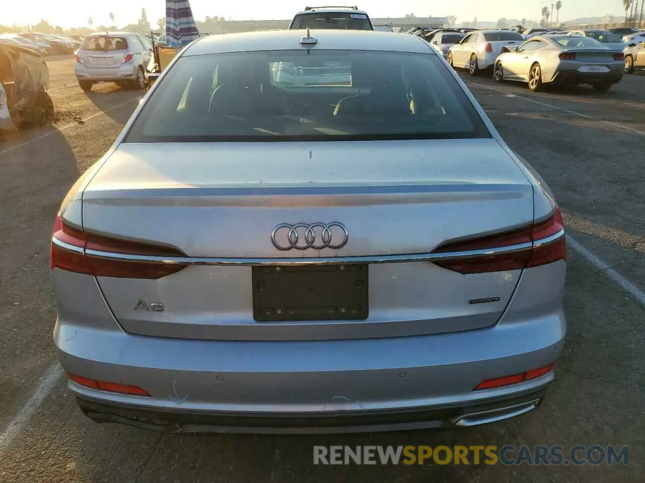 6 fotografías del automóvil dañado WAUK2AF25KN061963 AUDI A6 2019