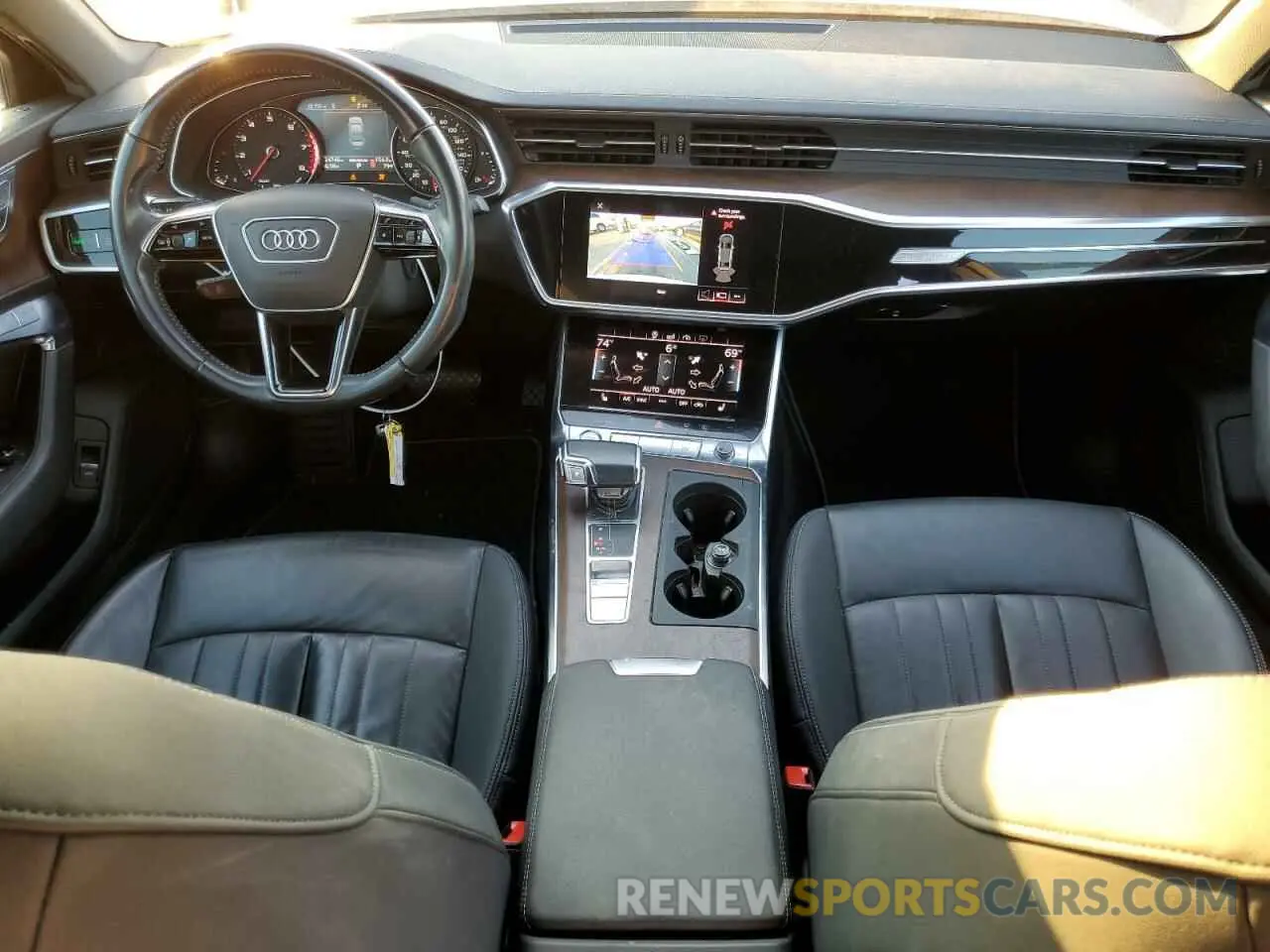 8 fotografías del automóvil dañado WAUK2AF25KN061963 AUDI A6 2019