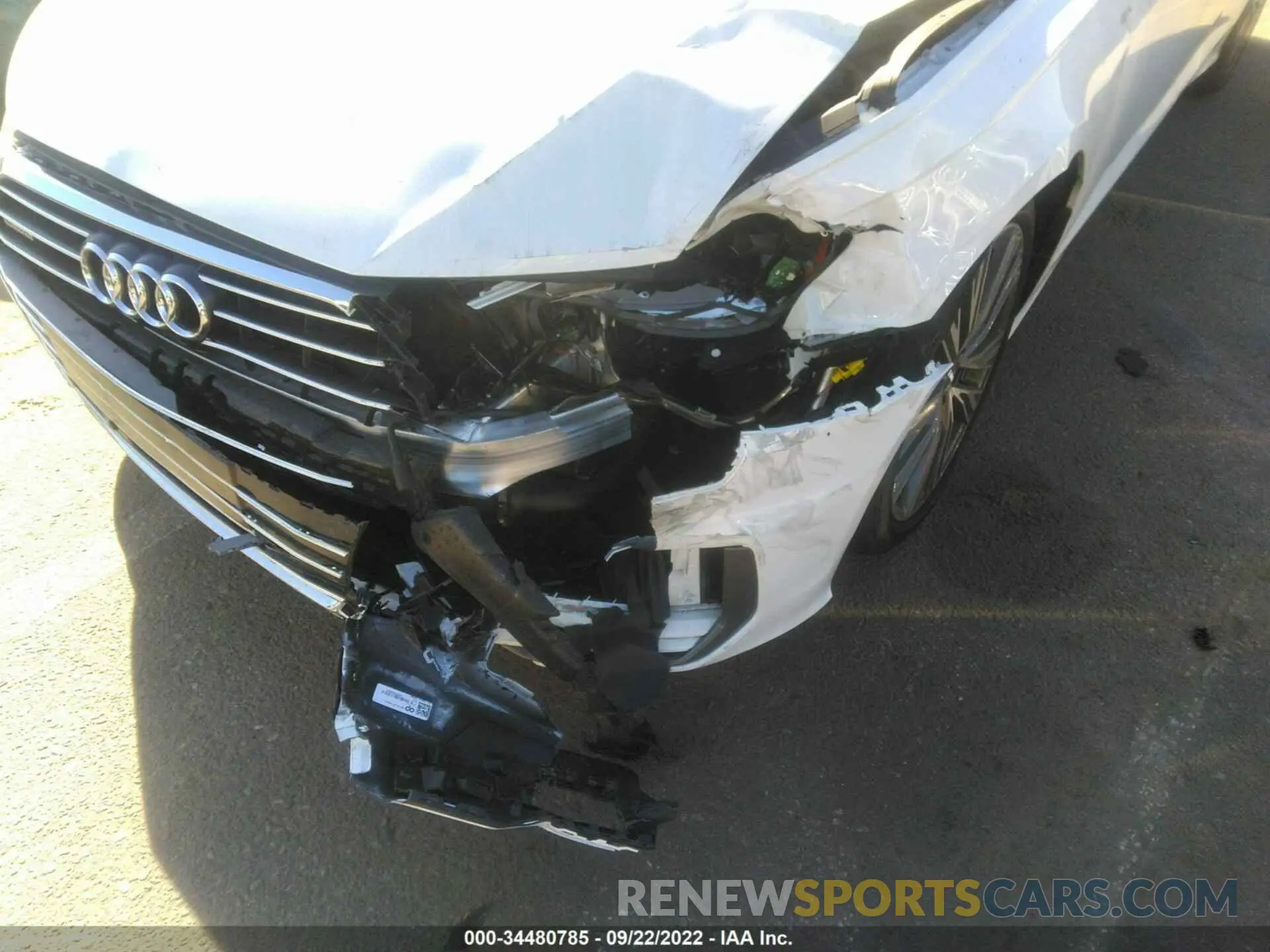 6 fotografías del automóvil dañado WAUK2AF28KN117698 AUDI A6 2019