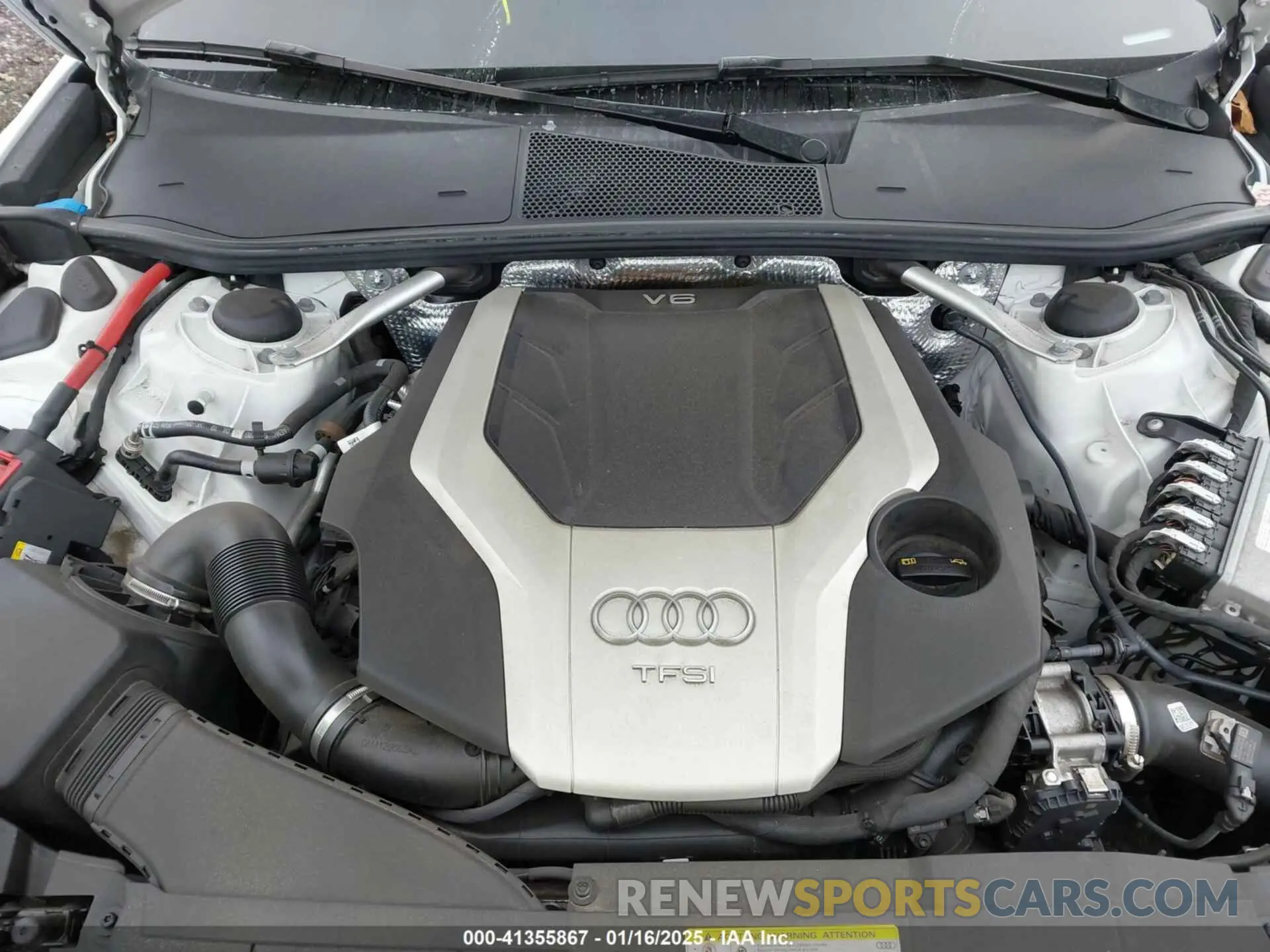10 fotografías del automóvil dañado WAUK2AF29KN100554 AUDI A6 2019