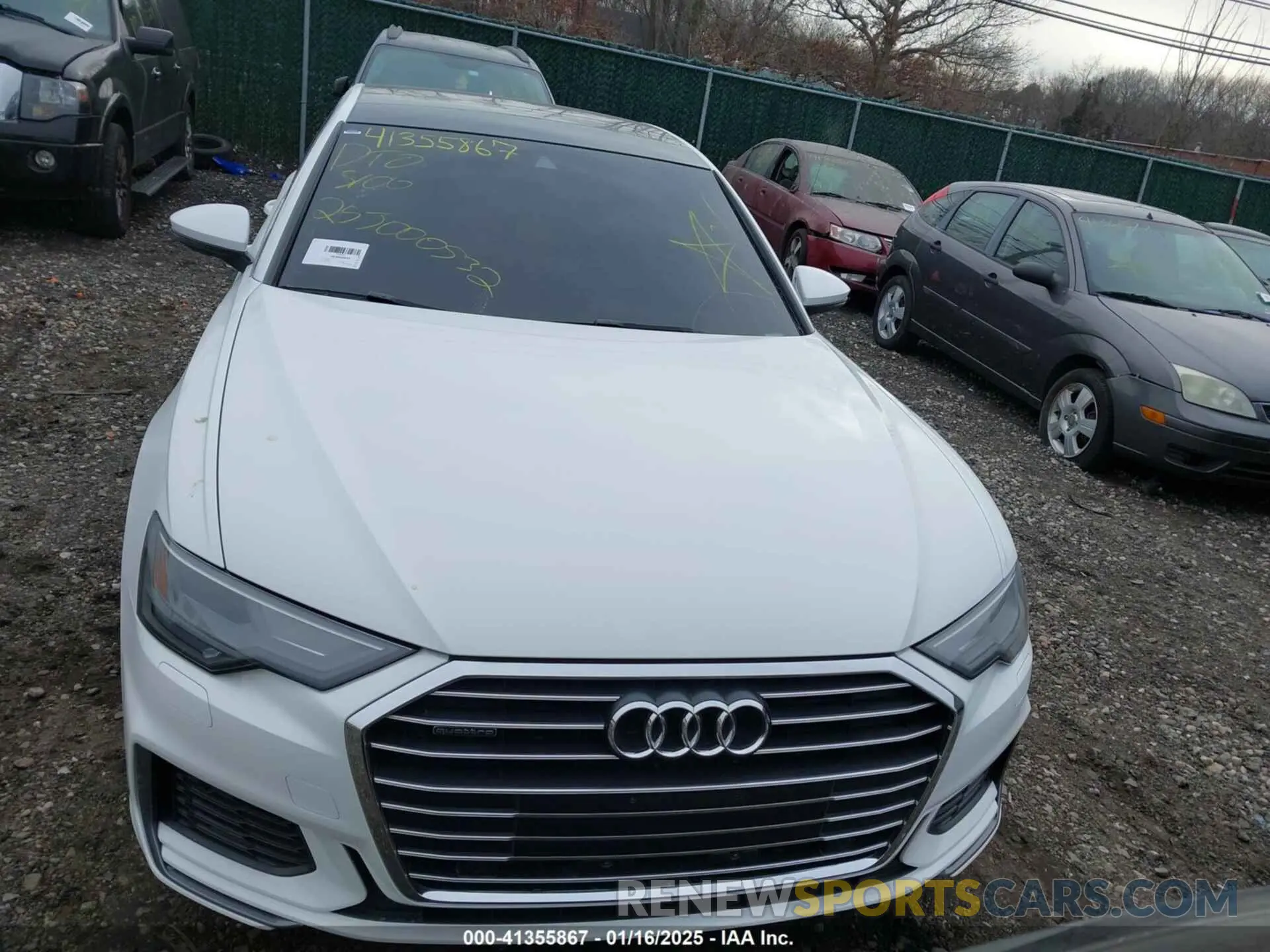 12 fotografías del automóvil dañado WAUK2AF29KN100554 AUDI A6 2019