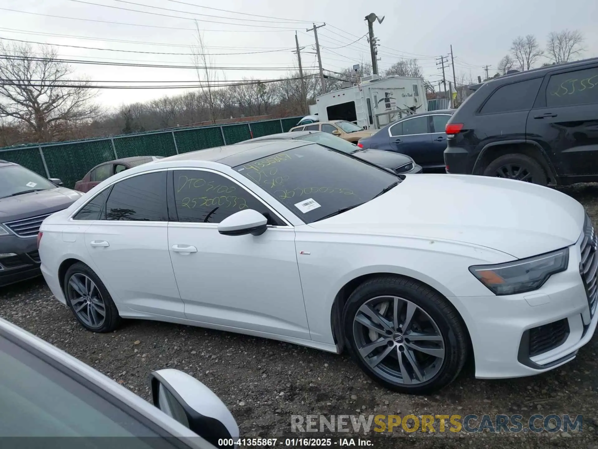 13 fotografías del automóvil dañado WAUK2AF29KN100554 AUDI A6 2019