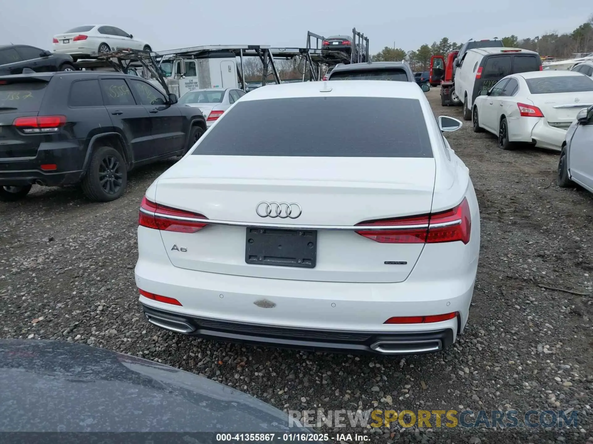 16 fotografías del automóvil dañado WAUK2AF29KN100554 AUDI A6 2019