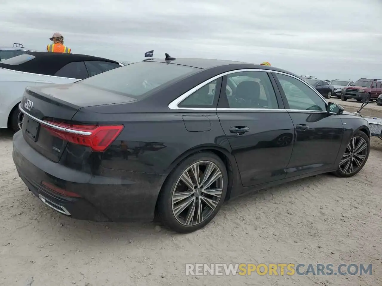 3 fotografías del automóvil dañado WAUL2AF20KN047635 AUDI A6 2019