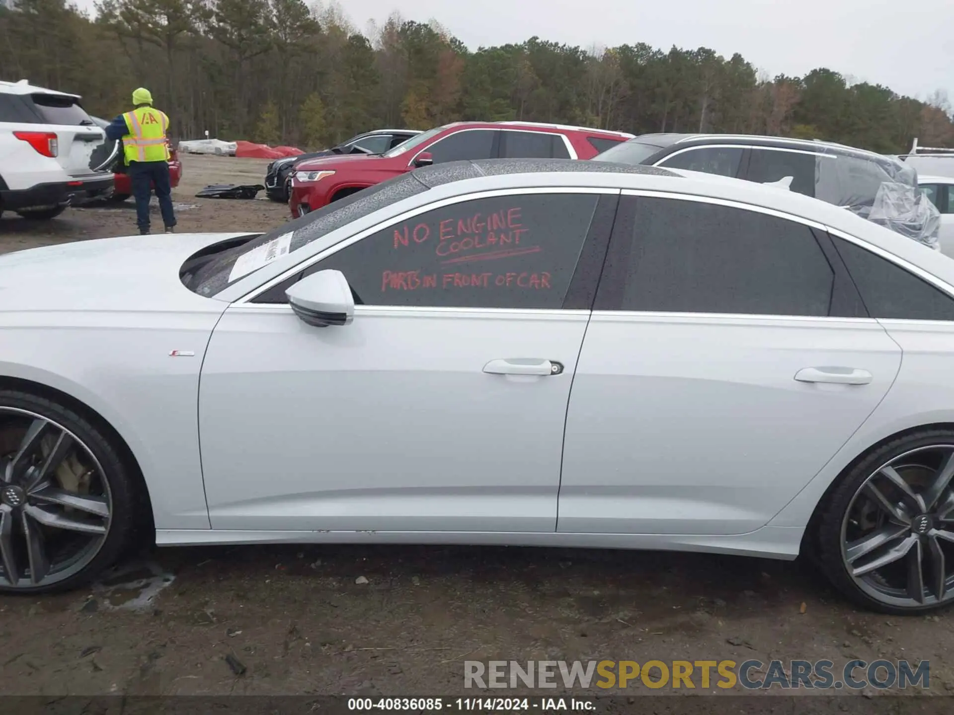 15 fotografías del automóvil dañado WAUL2AF20KN066833 AUDI A6 2019