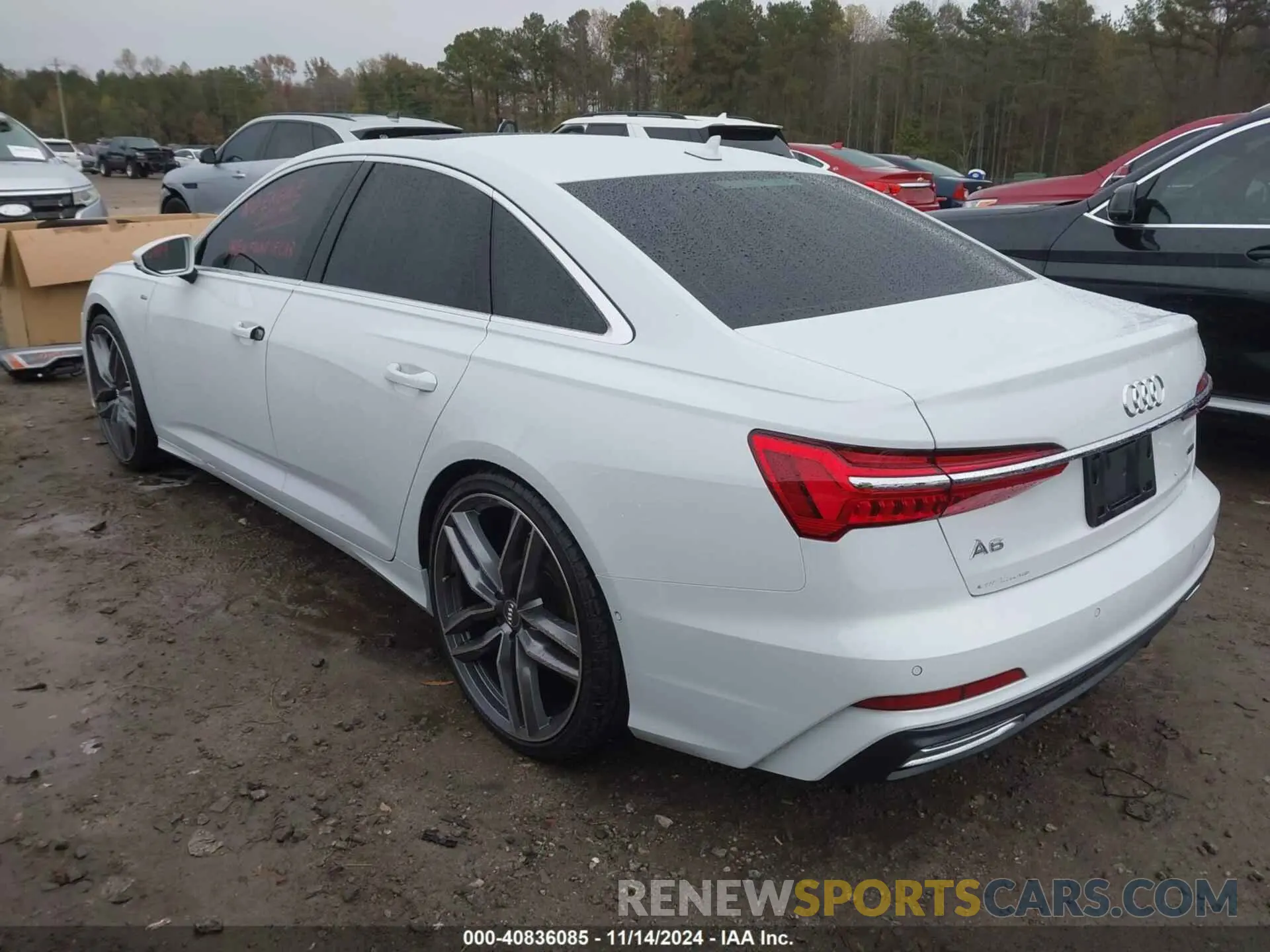 3 fotografías del automóvil dañado WAUL2AF20KN066833 AUDI A6 2019