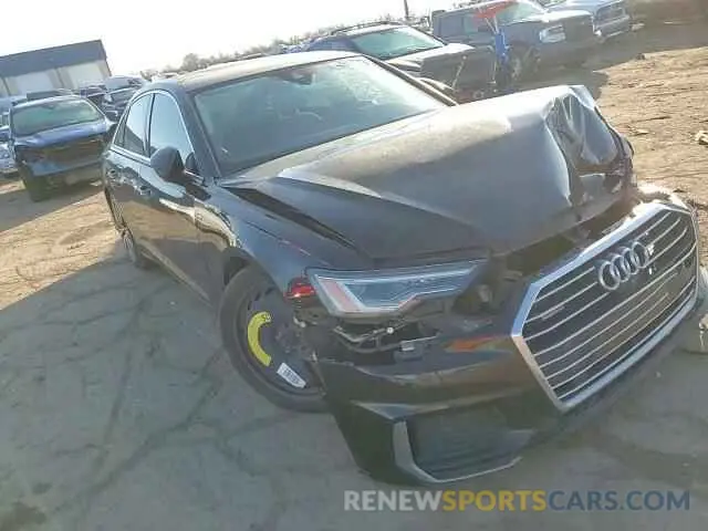 11 fotografías del automóvil dañado WAUL2AF20KN069540 AUDI A6 2019