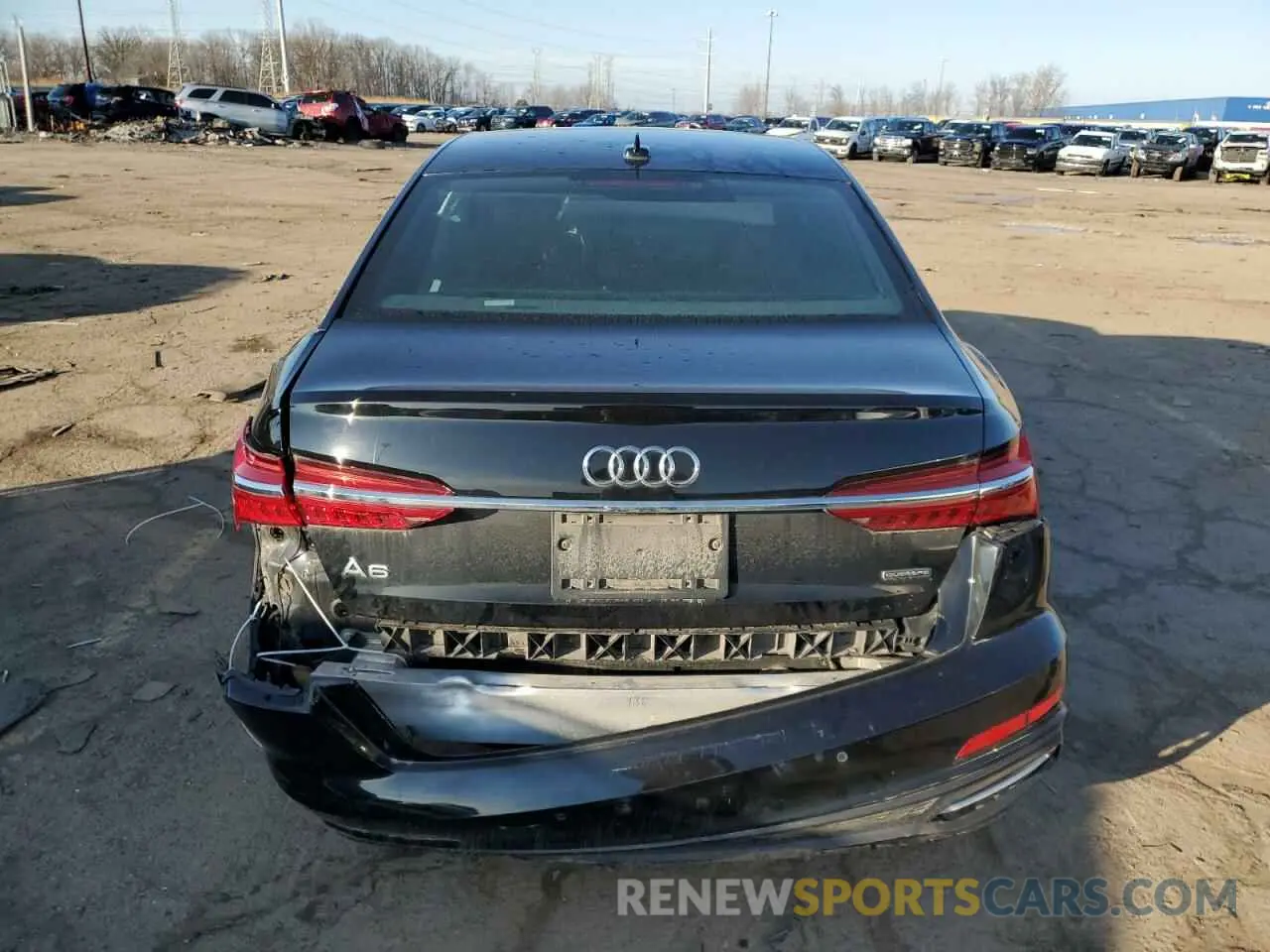 6 fotografías del automóvil dañado WAUL2AF20KN069540 AUDI A6 2019