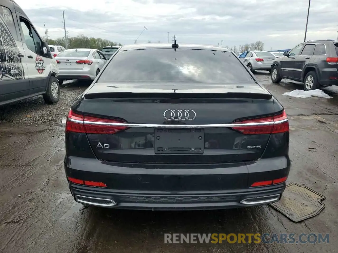 6 fotografías del automóvil dañado WAUL2AF20KN110314 AUDI A6 2019