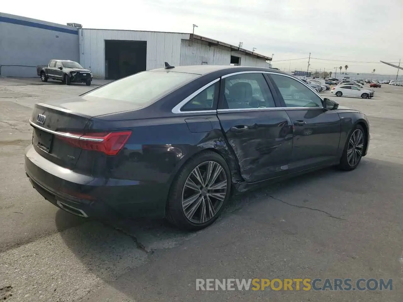 3 fotografías del automóvil dañado WAUL2AF21KN026955 AUDI A6 2019
