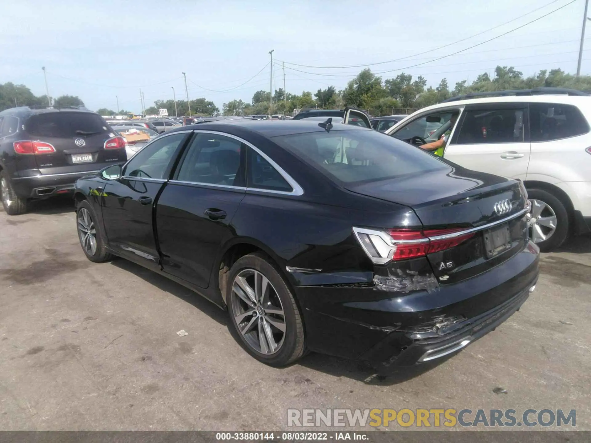 3 fotografías del automóvil dañado WAUL2AF21KN059051 AUDI A6 2019