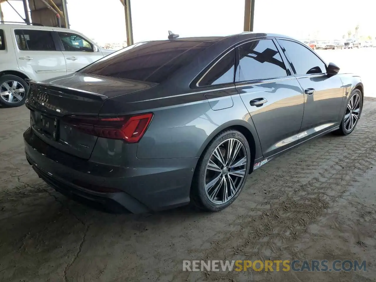 3 fotografías del automóvil dañado WAUL2AF21KN060183 AUDI A6 2019