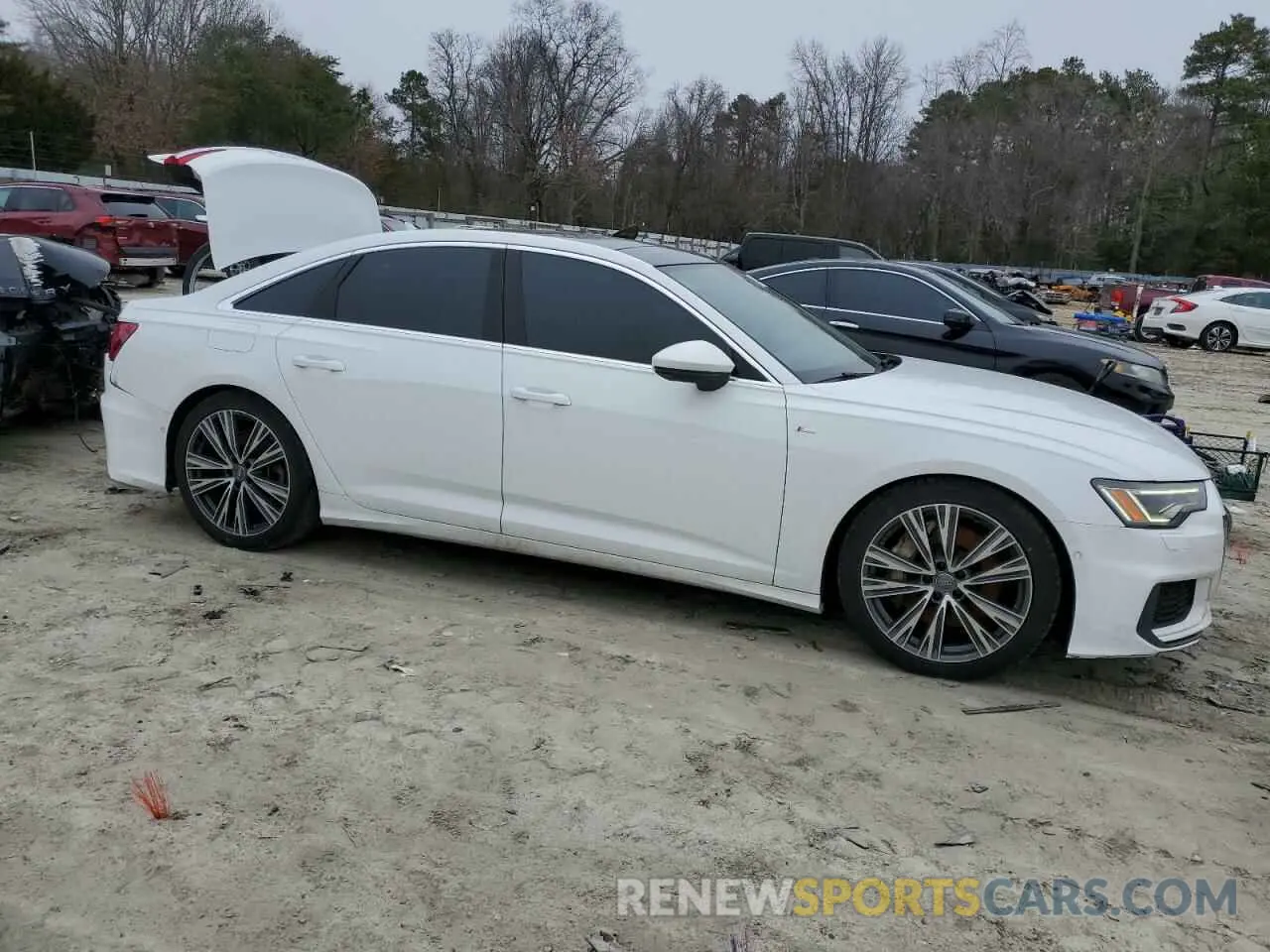 4 fotografías del automóvil dañado WAUL2AF22KN098957 AUDI A6 2019