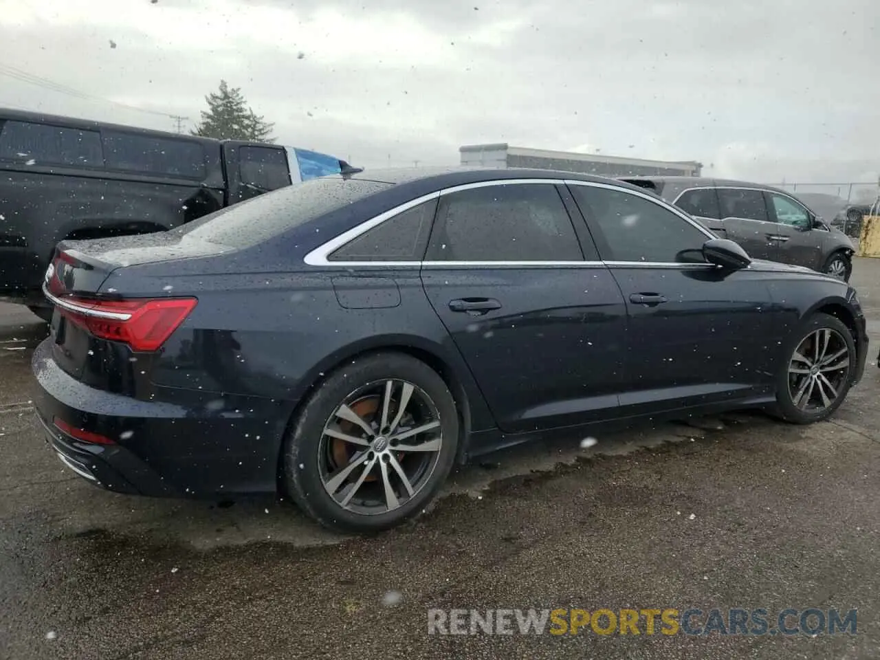 3 fotografías del automóvil dañado WAUL2AF22KN101419 AUDI A6 2019