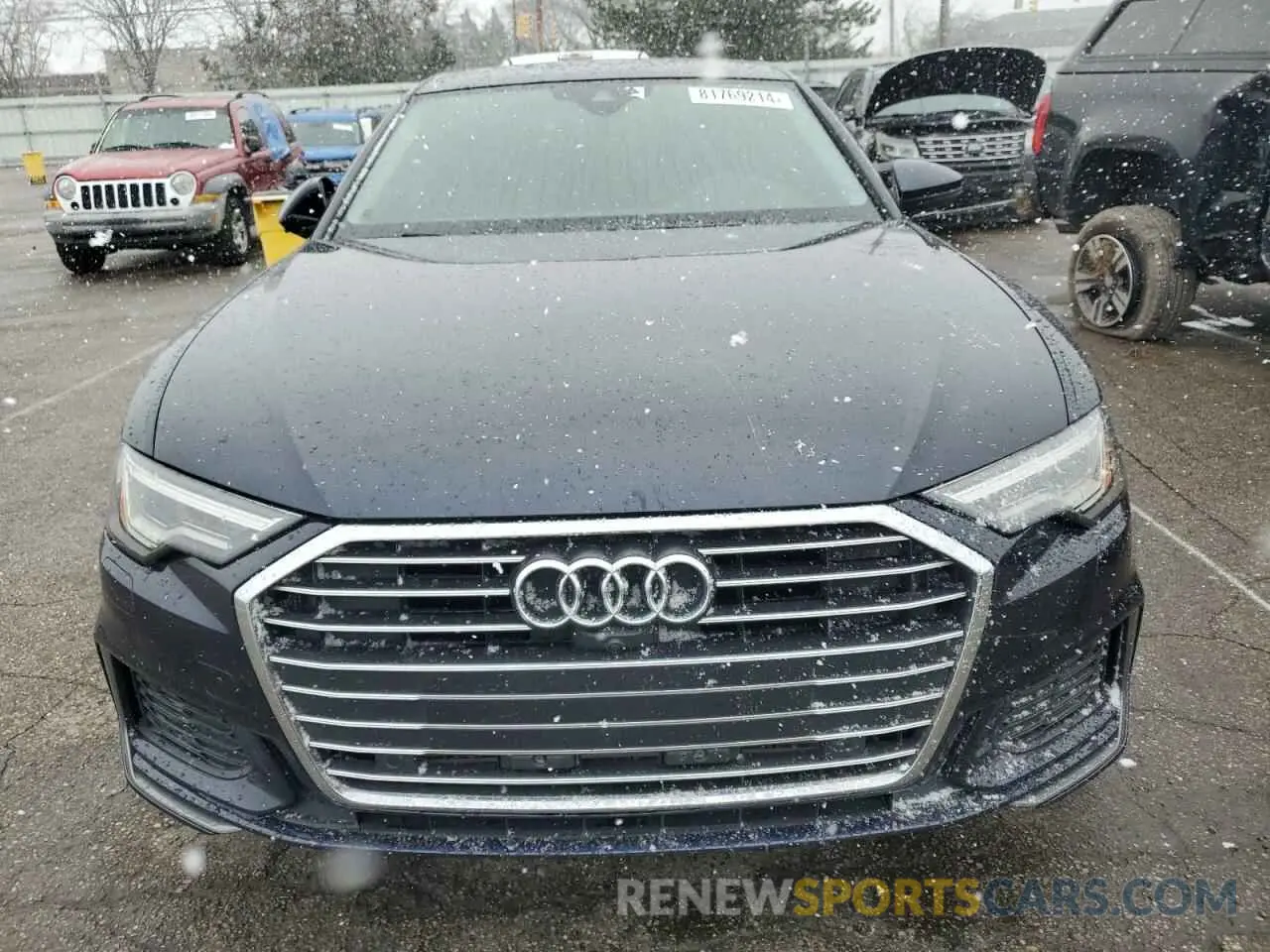 5 fotografías del automóvil dañado WAUL2AF22KN101419 AUDI A6 2019