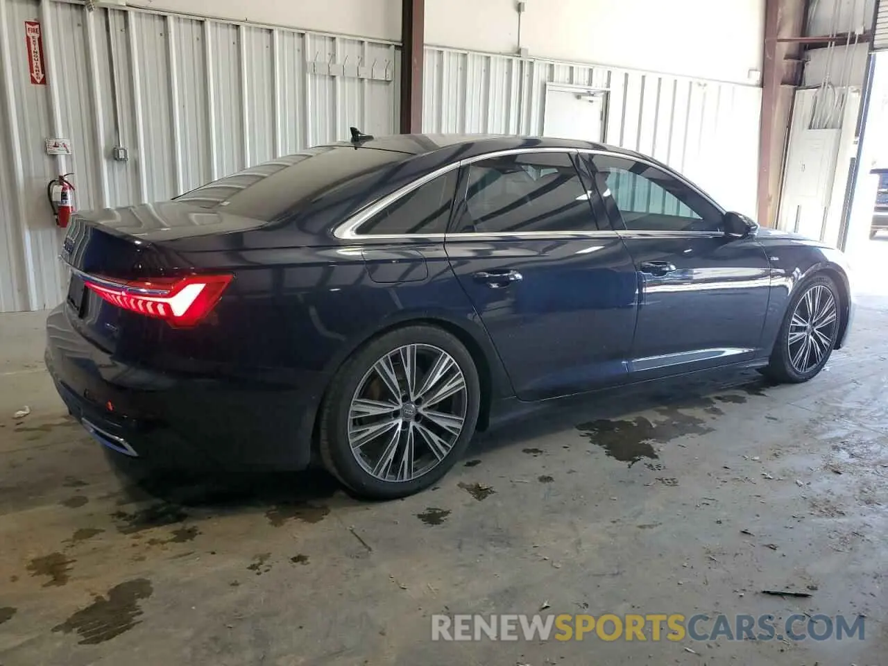 3 fotografías del automóvil dañado WAUL2AF23KN074540 AUDI A6 2019