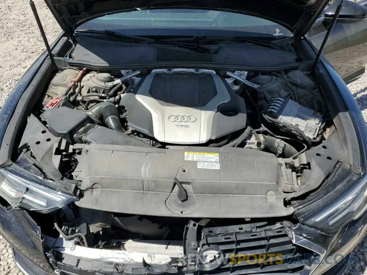 11 fotografías del automóvil dañado WAUL2AF24KN056273 AUDI A6 2019