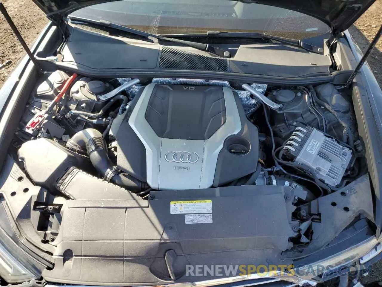 11 fotografías del automóvil dañado WAUL2AF24KN072635 AUDI A6 2019