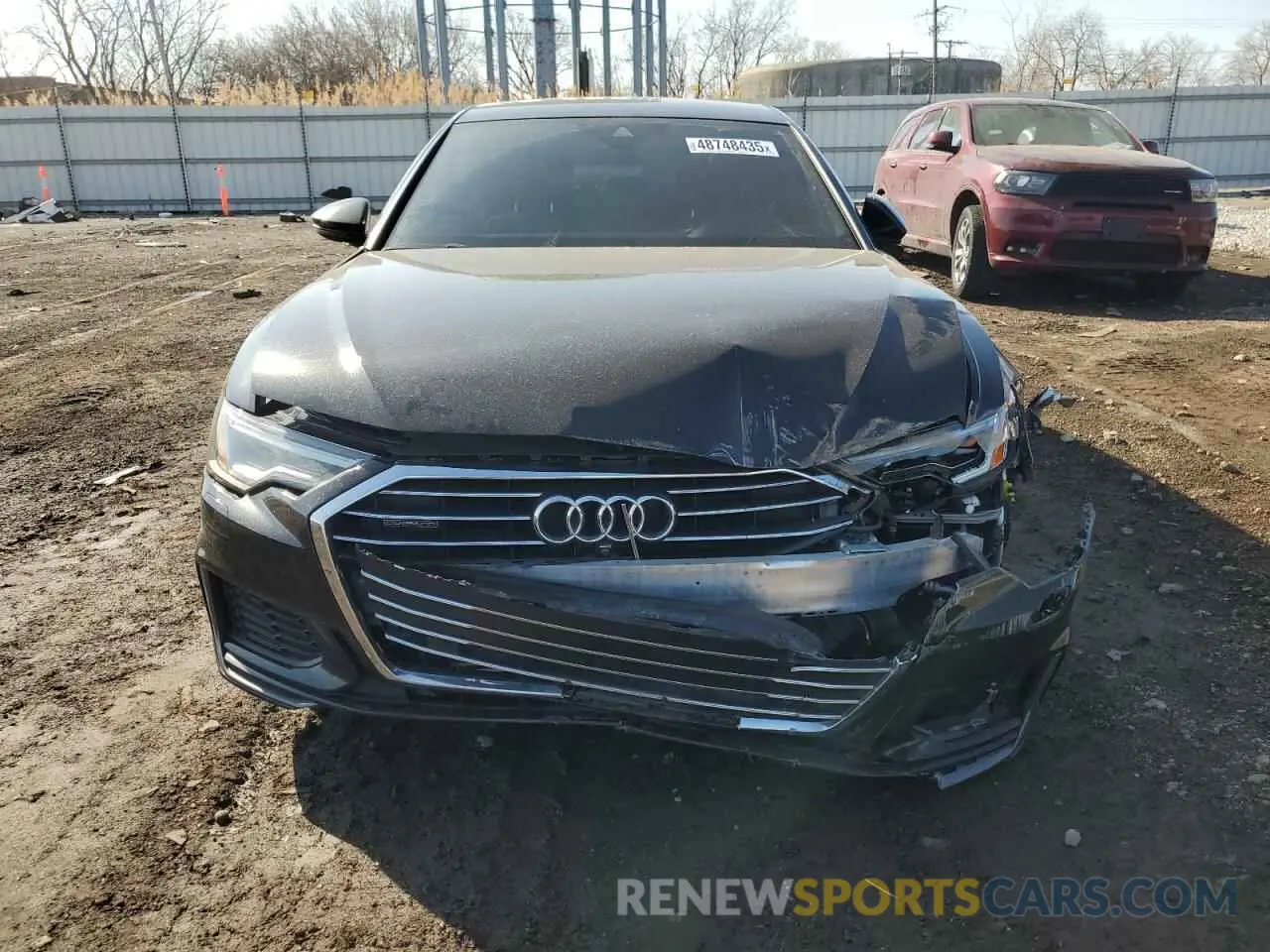 5 fotografías del automóvil dañado WAUL2AF24KN072635 AUDI A6 2019