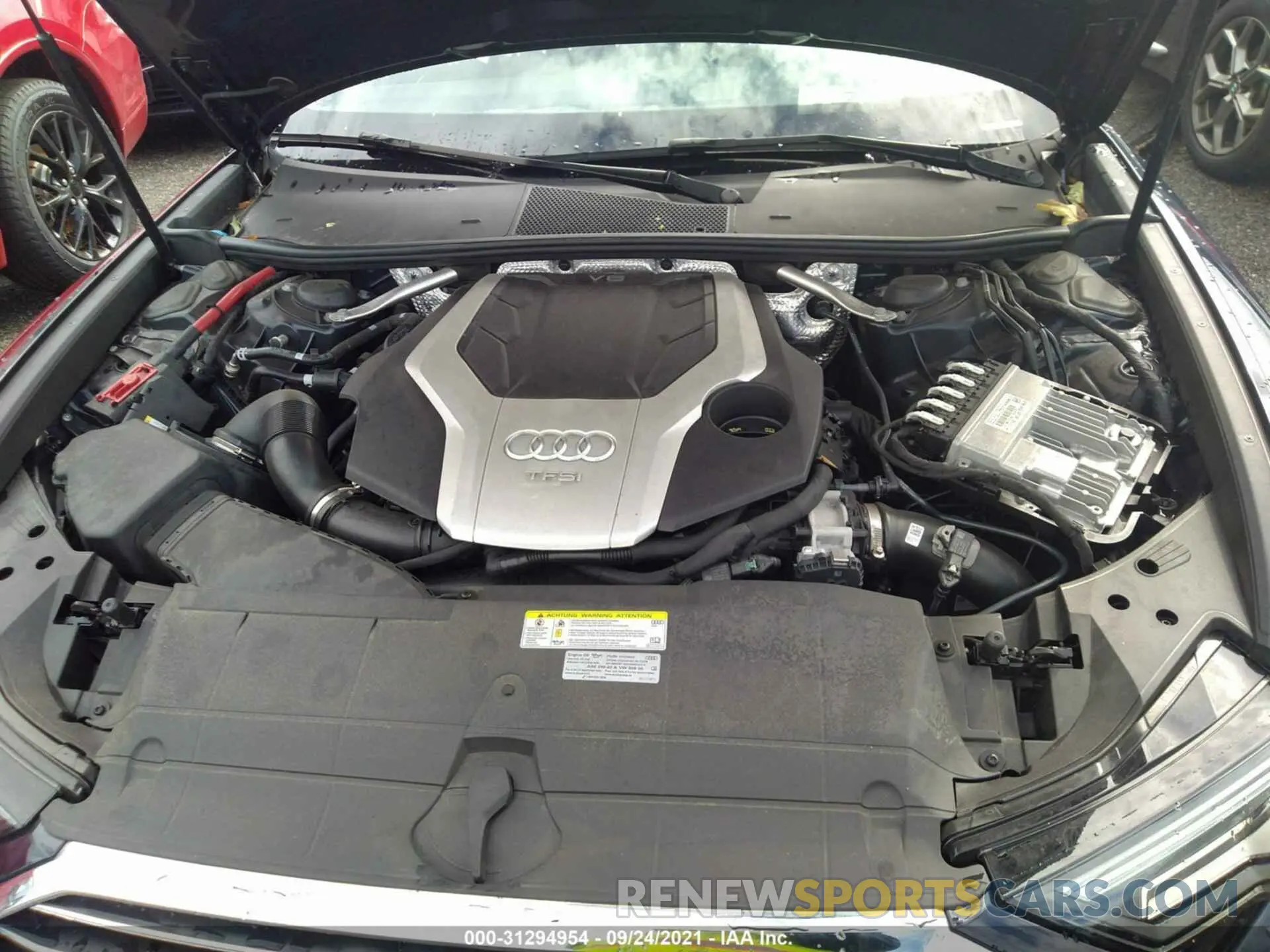 10 fotografías del automóvil dañado WAUL2AF24KN090391 AUDI A6 2019