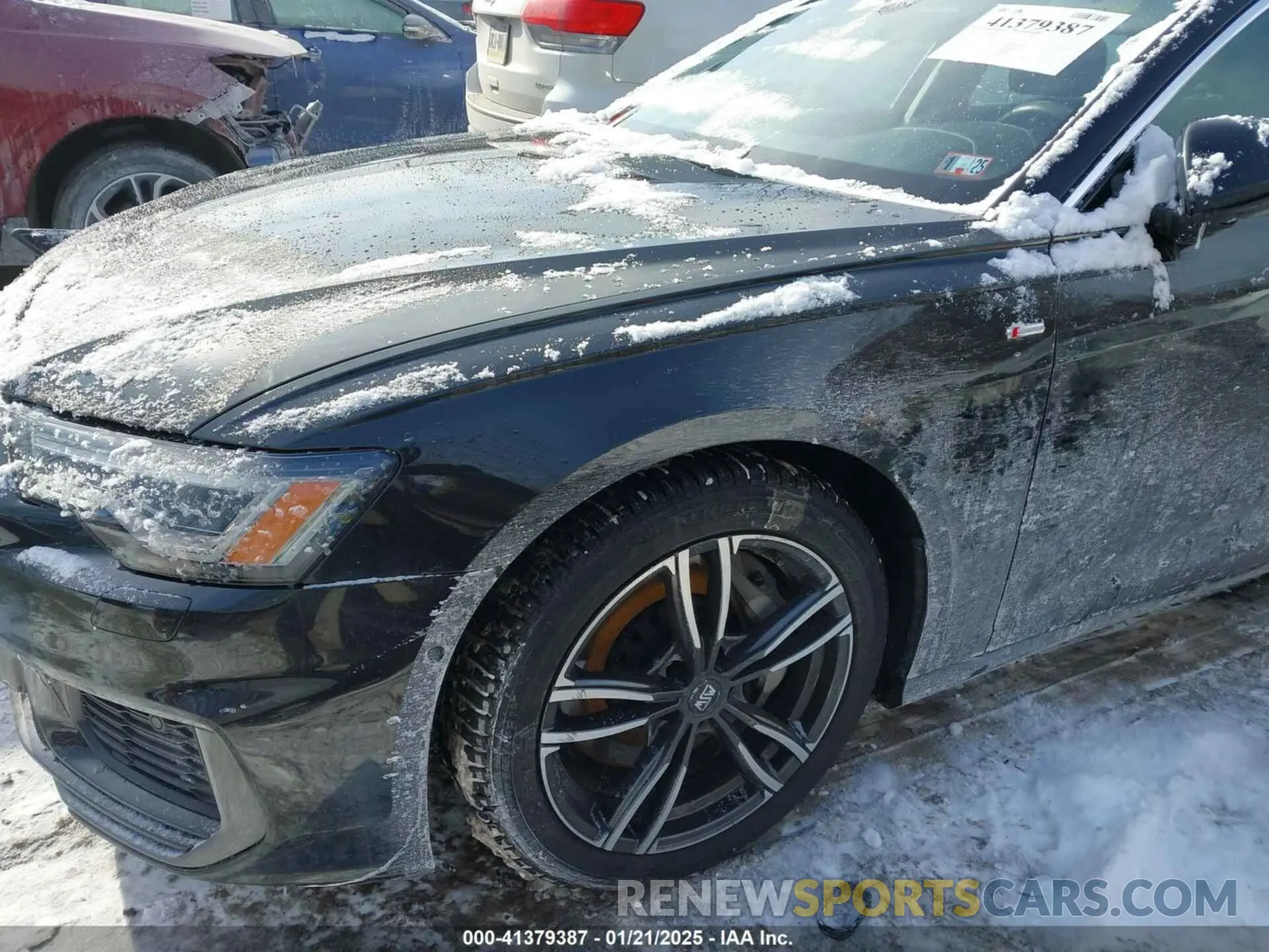 19 fotografías del automóvil dañado WAUL2AF25KN084714 AUDI A6 2019