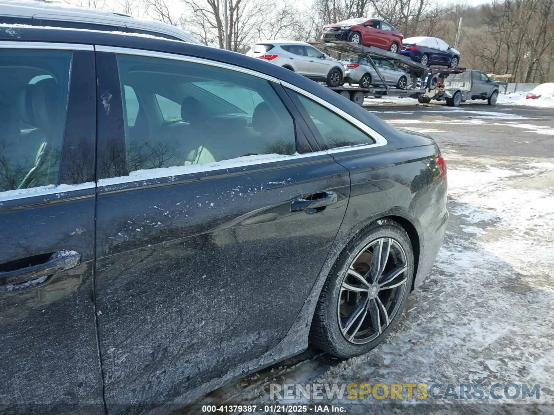 20 fotografías del automóvil dañado WAUL2AF25KN084714 AUDI A6 2019