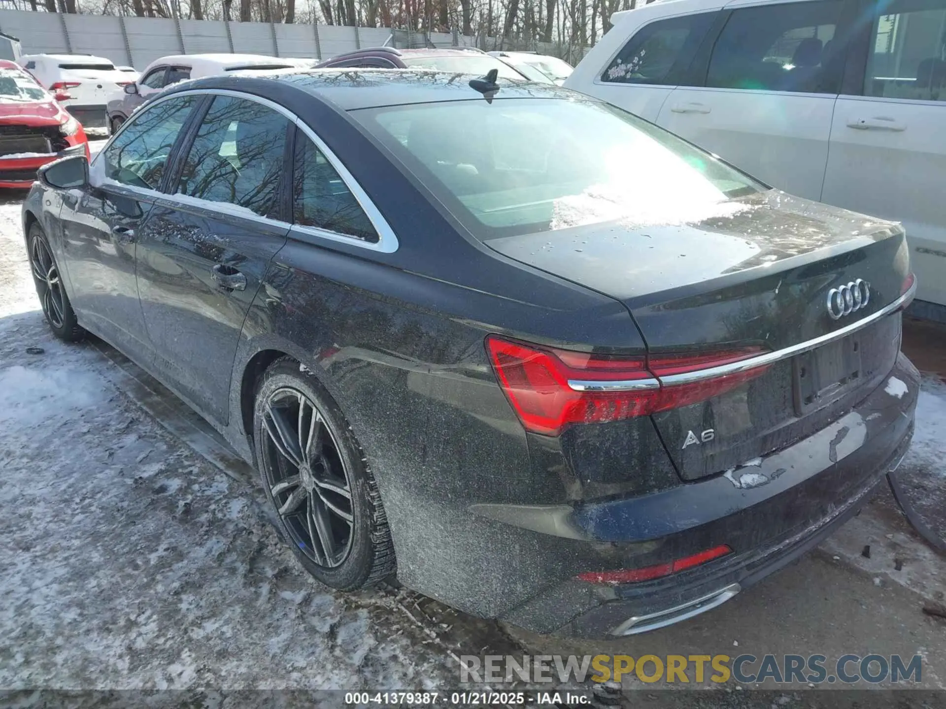 3 fotografías del automóvil dañado WAUL2AF25KN084714 AUDI A6 2019