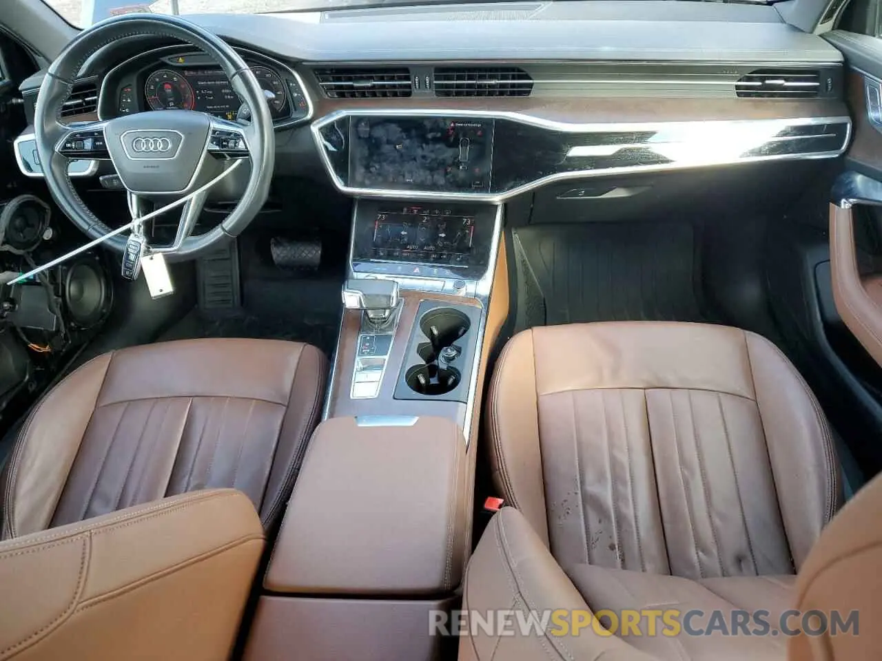 8 fotografías del automóvil dañado WAUL2AF26KN065198 AUDI A6 2019