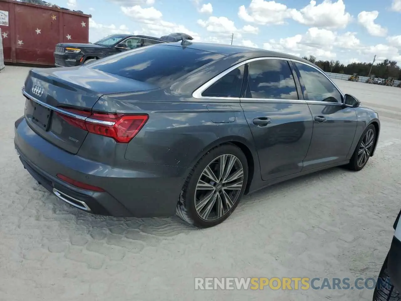 3 fotografías del automóvil dañado WAUL2AF27KN069003 AUDI A6 2019