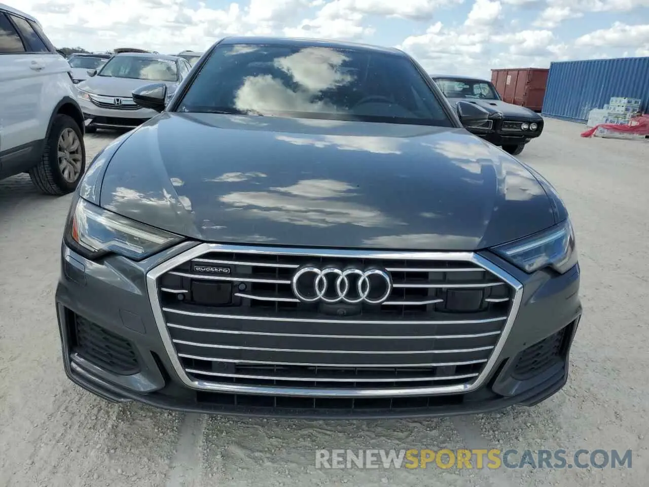 5 fotografías del automóvil dañado WAUL2AF27KN069003 AUDI A6 2019