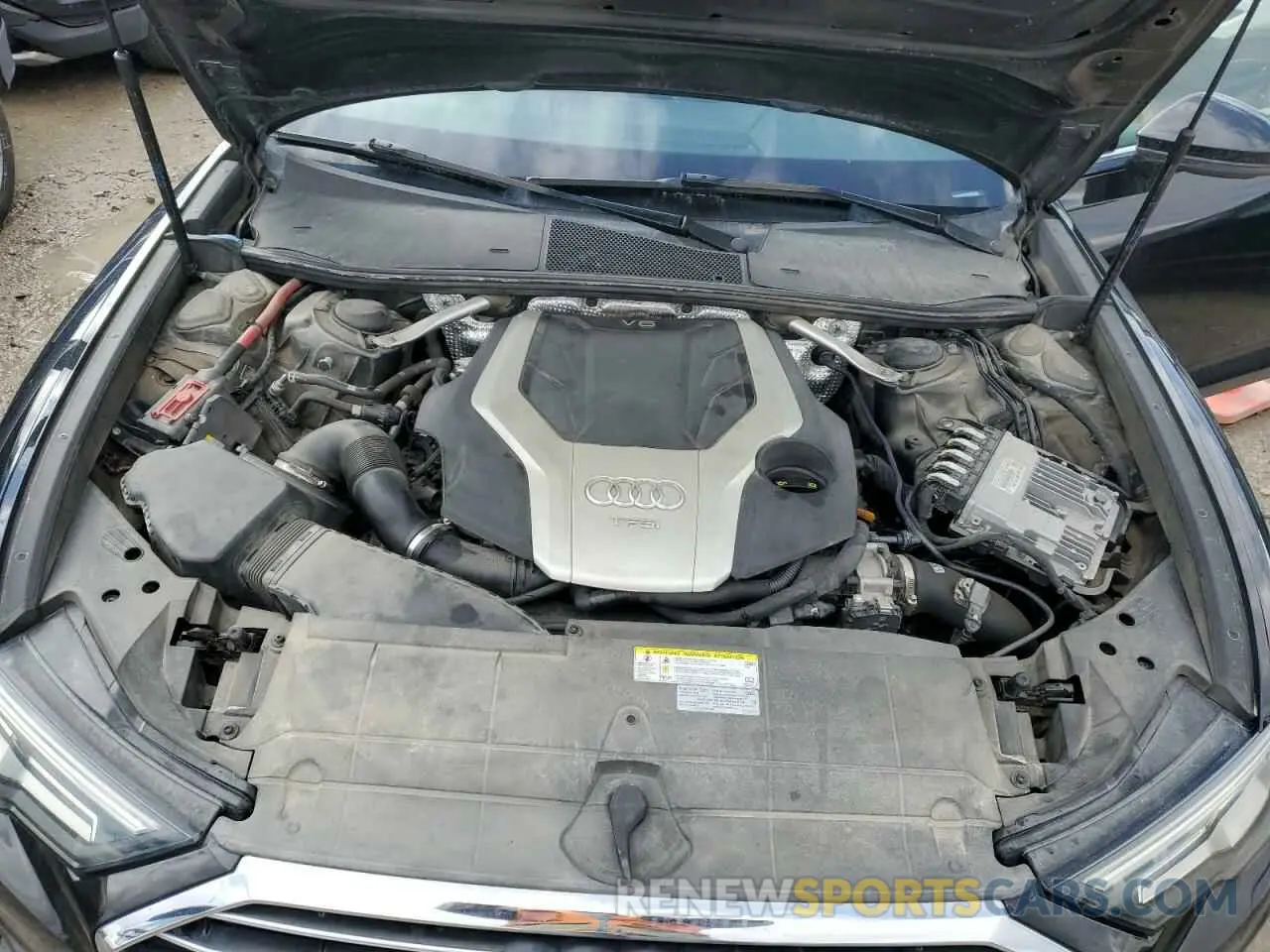 11 fotografías del automóvil dañado WAUL2AF27KN114411 AUDI A6 2019
