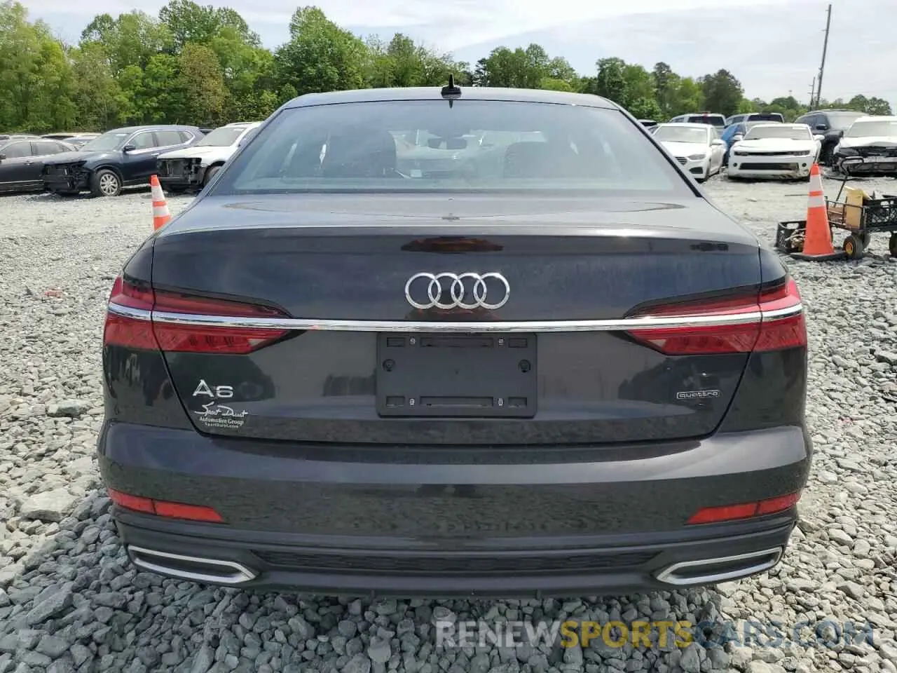 6 fotografías del automóvil dañado WAUL2AF28KN101151 AUDI A6 2019