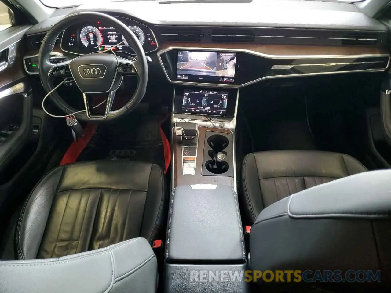 8 fotografías del automóvil dañado WAUL2AF28KN103384 AUDI A6 2019