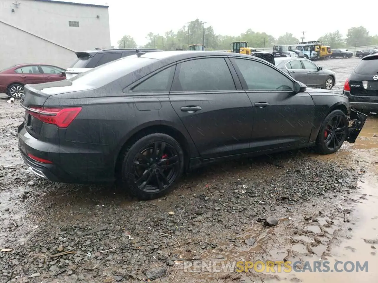3 fotografías del automóvil dañado WAUL2AF29KN073540 AUDI A6 2019