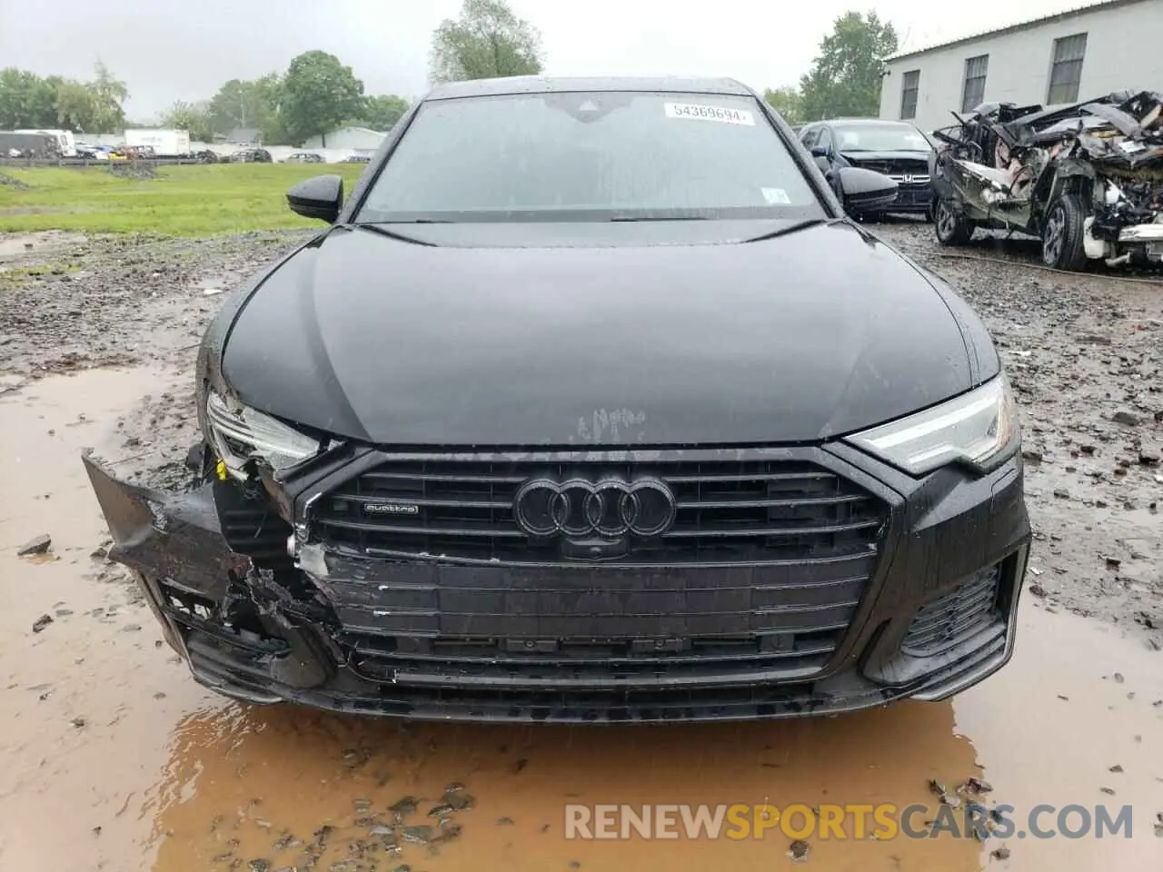 5 fotografías del automóvil dañado WAUL2AF29KN073540 AUDI A6 2019
