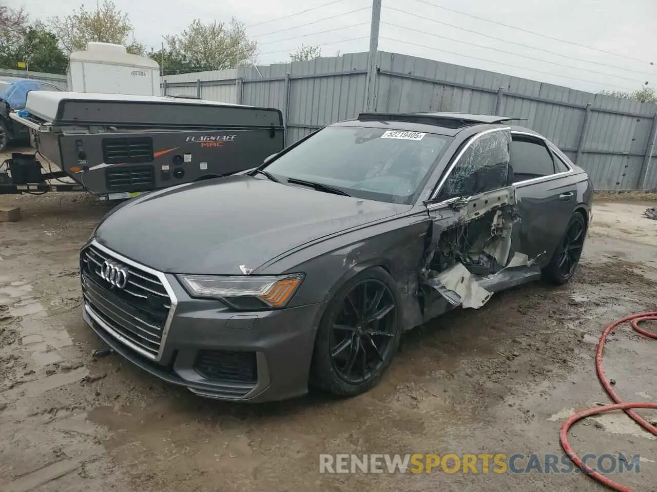 1 fotografías del automóvil dañado WAUM2AF21KN025311 AUDI A6 2019